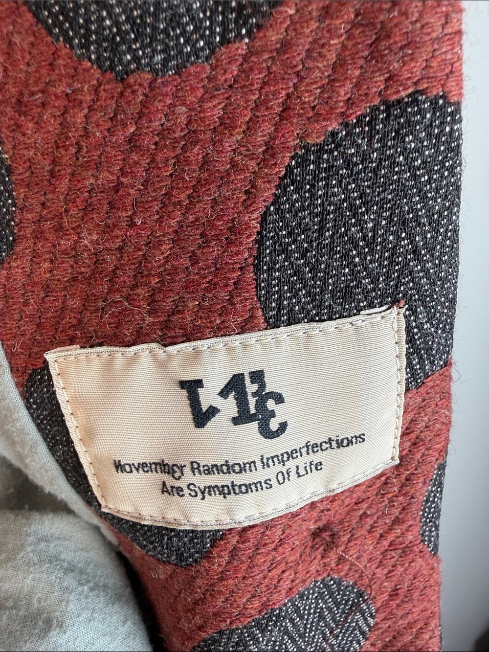Novemb3r Polka Dot Italian Wool Blend Blazer Mod Academia EU 42/US 10 - Picture 6 of 7